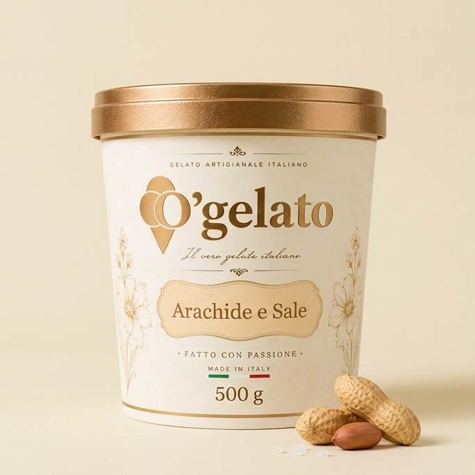 O'Gelato Arachide e Sale — 500 g