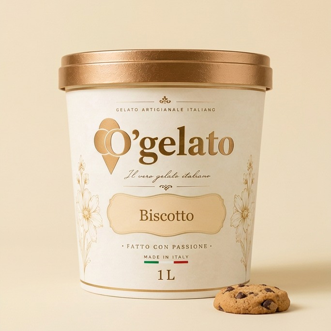 O'Gelato Biscotto — 1 L