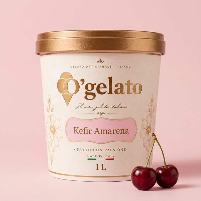 O'Gelato Kefir Amarena — 1 L