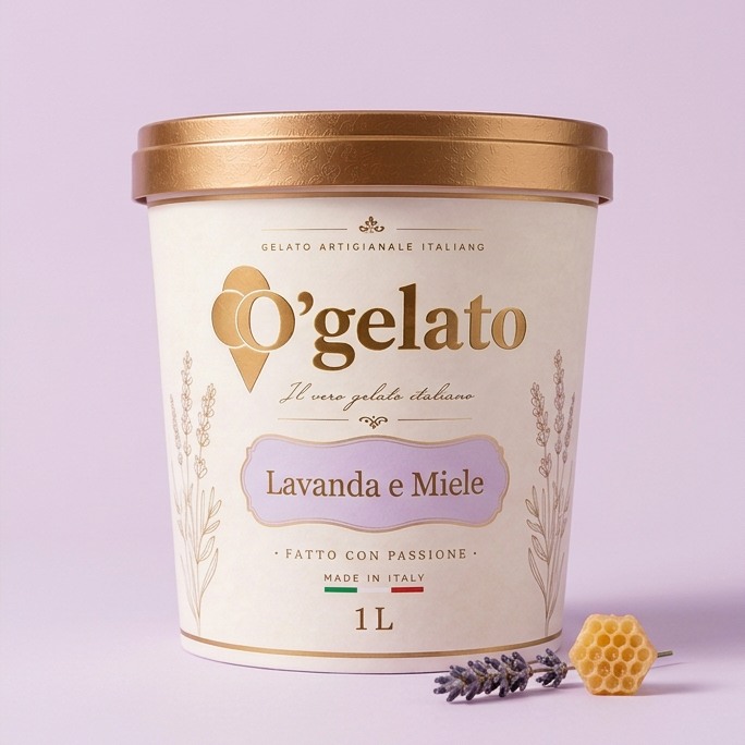 O'Gelato Lavanda e Miele — 1 L