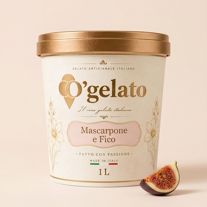 O'Gelato Mascarpone e Fico — 1 L