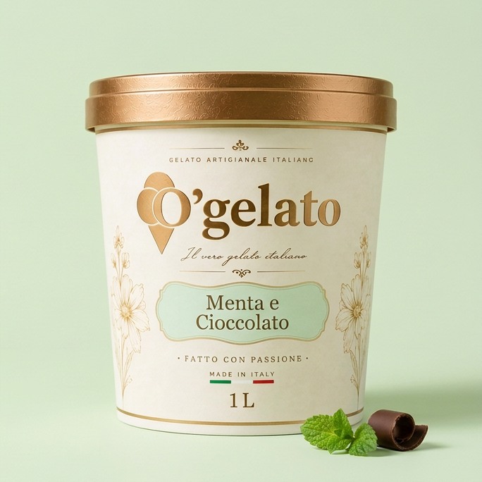 O'Gelato Menta e Cioccolato — 1 L