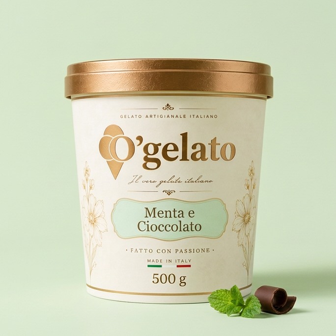 O'Gelato Menta e Cioccolato — 500 g