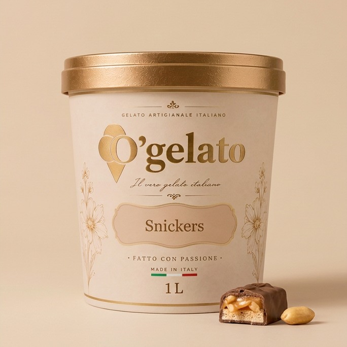 O'Gelato Snickers — 1 L