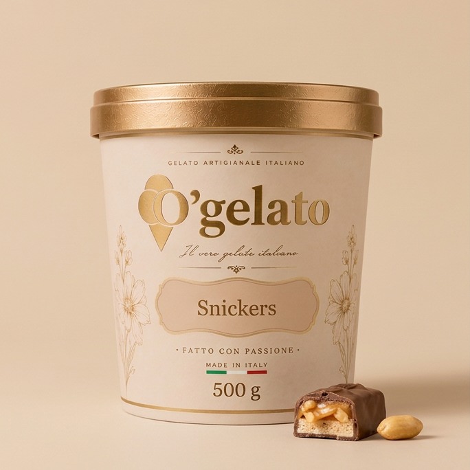 O'Gelato Snickers — 500 g